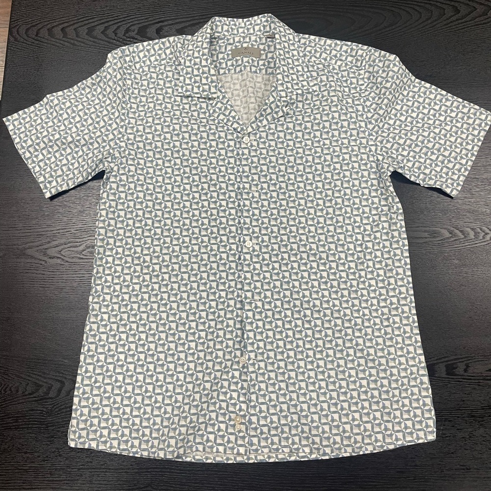 Canali Button Down Short Shirt
